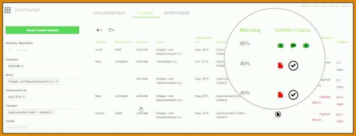 Neue Version Bewerbermanagement Excel Vorlage Kostenlos 1515x578