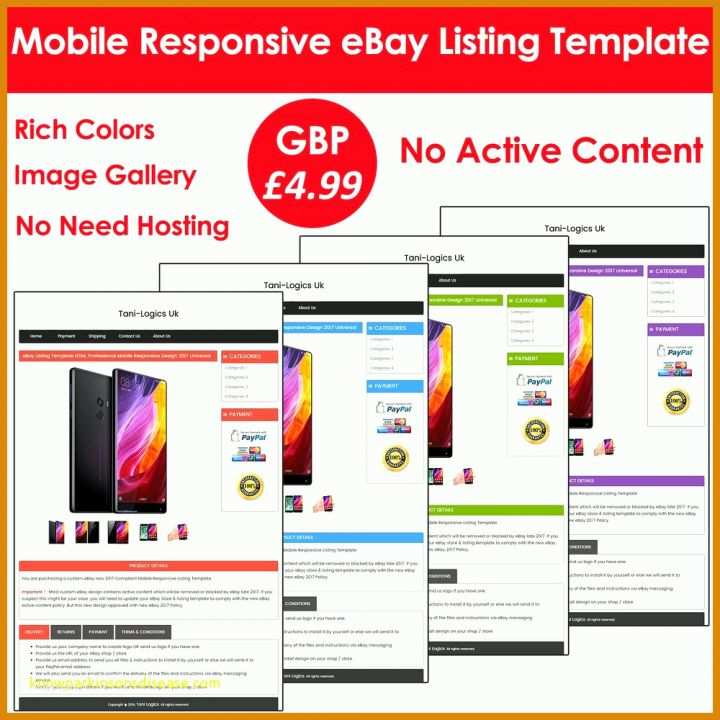 Faszinieren Ebay Template Vorlagen Kostenlos 1000x1000