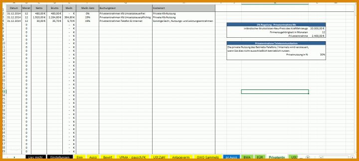 Faszinierend Einnahmen überschuss Rechnung Vorlage Excel 1438x648