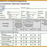 Original Elektro Prüfprotokoll Vorlage Excel 850x670