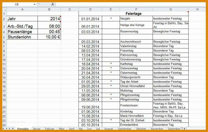 Fantastisch Gehaltsabrechnung Vorlage Excel 2018 935x594