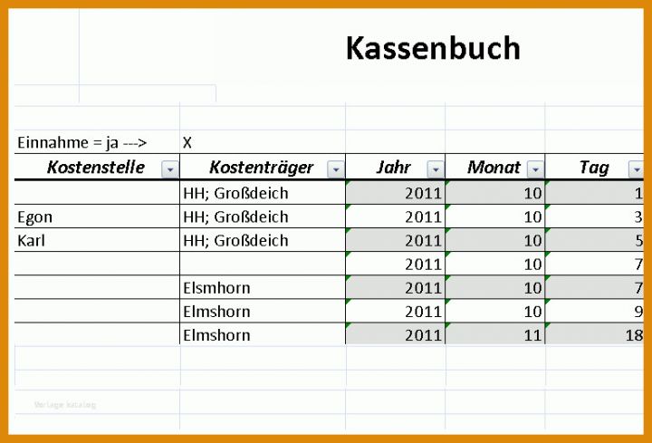 Am Beliebtesten Kassenbuch Excel Vorlage 771x524