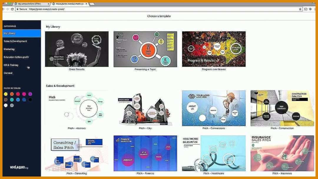 Überraschen Prezi Vorlagen 1280x720