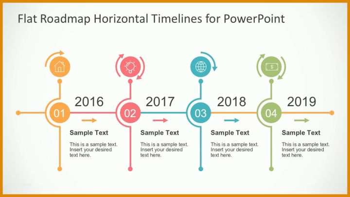 Unvergleichlich Timeline Powerpoint Vorlage 1280x720