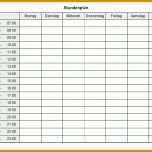 Empfohlen Wochenplan Vorlage Word 1280x720