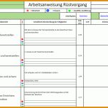 Empfohlen Arbeitsanweisung Vorlage Excel 1184x836