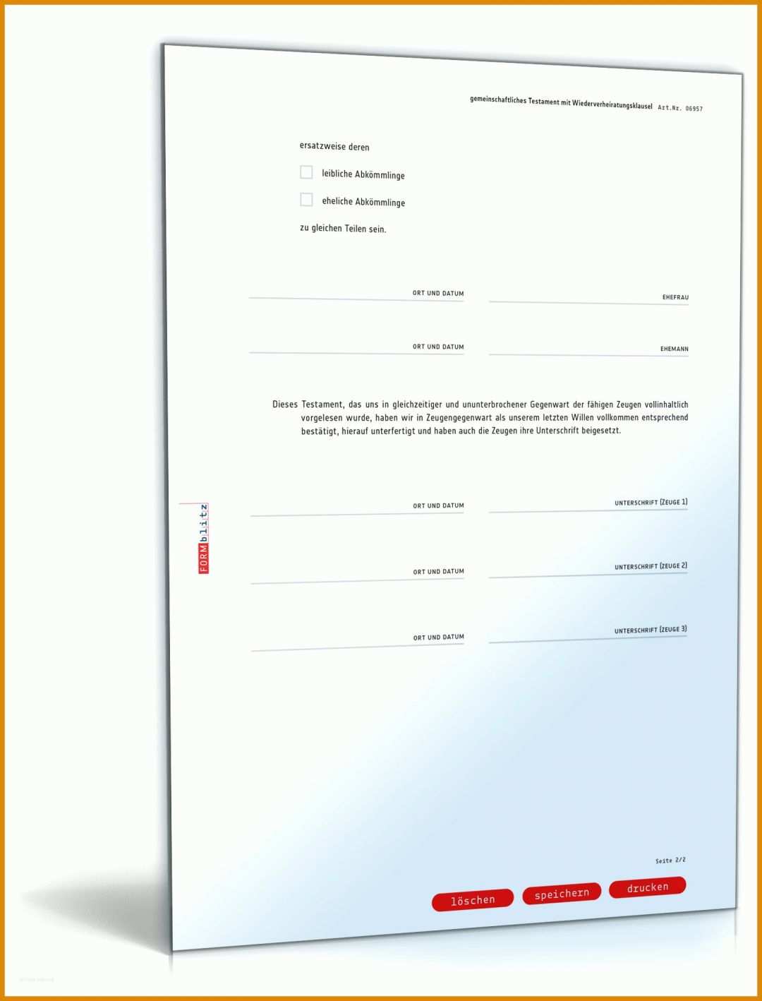 Neue Version Bestattungsverfügung Vorlage 1600x2100