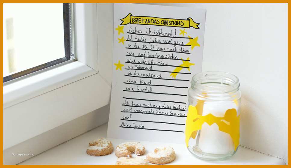 Bestbewertet Brief Ans Christkind Vorlage 967x560