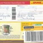 Fantastisch Dhl Paketschein Vorlage 2004x1366