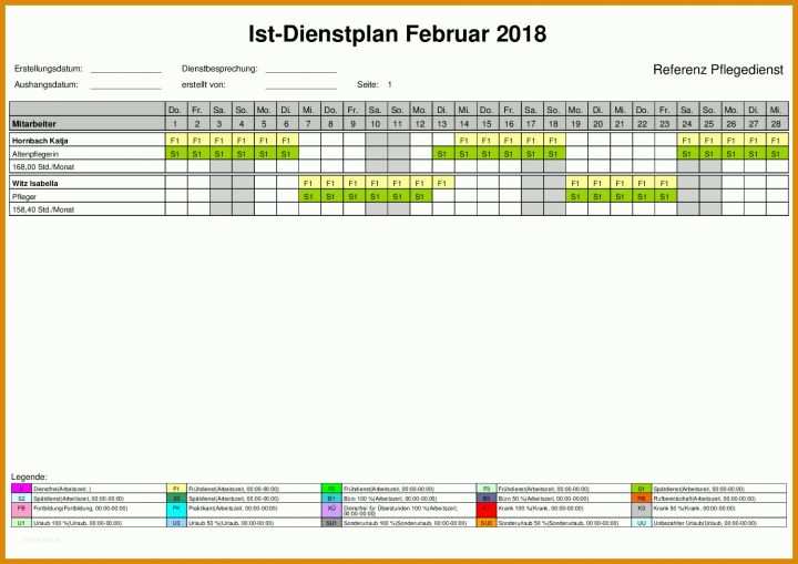 Bestbewertet Dienstplan Vorlage Pdf 1497x1058