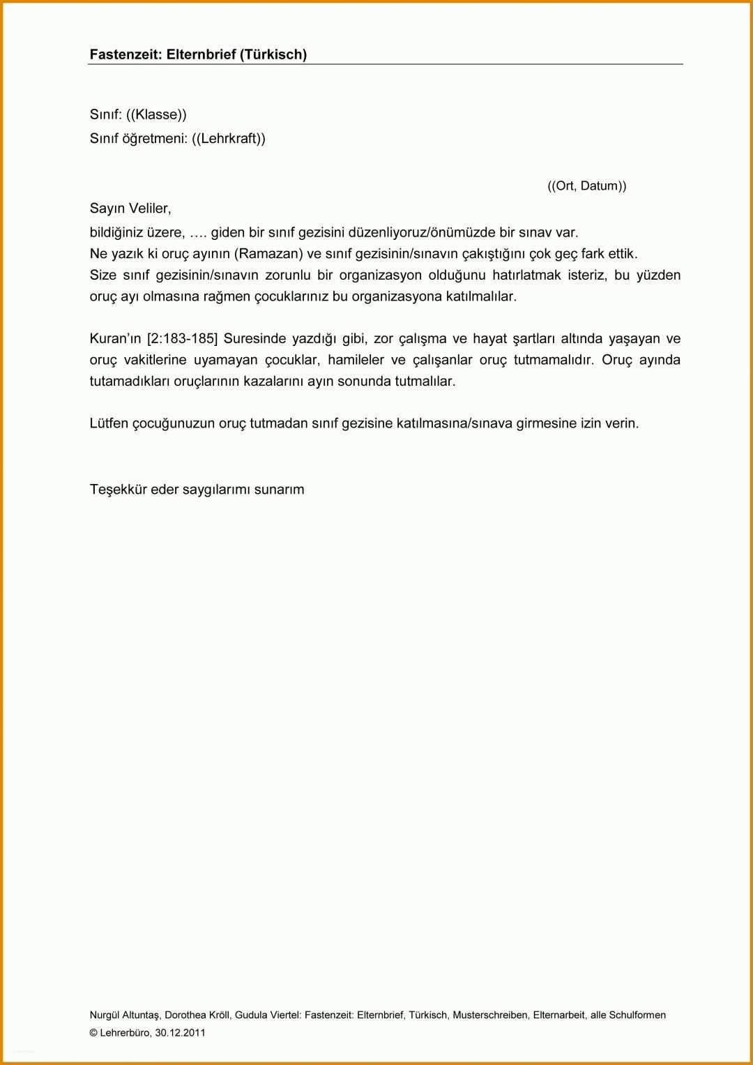 Überraschend Elternbrief Vorlage Kindergarten 2480x3507