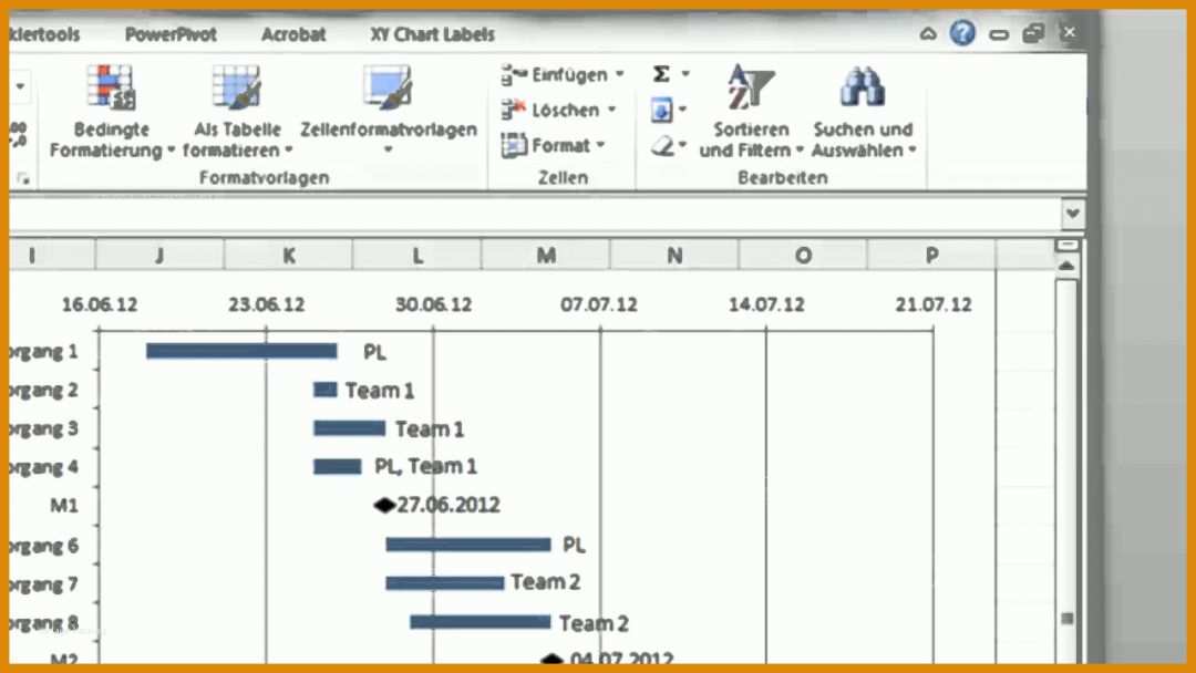 Angepasst Excel Gantt Vorlage 1280x720