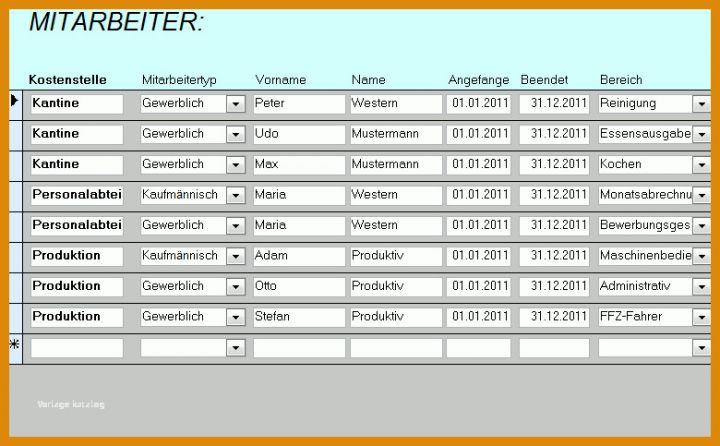 Limitierte Auflage Excel Vorlage Mitarbeiterplanung 780x483