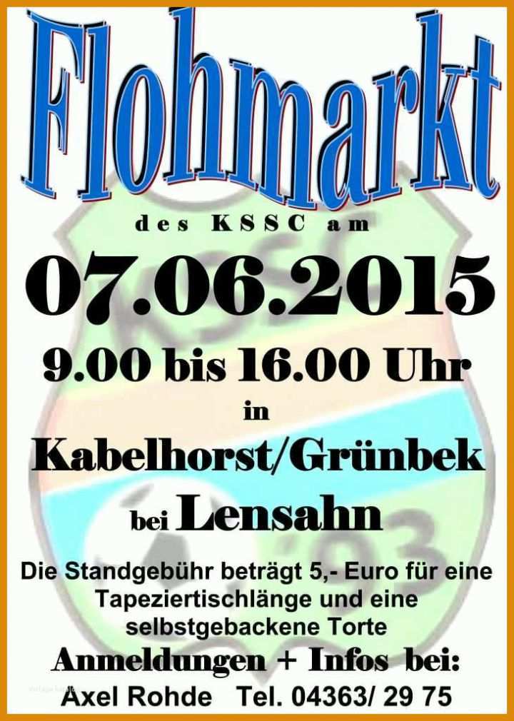 Außergewöhnlich Flohmarkt Flyer Vorlage 730x1024