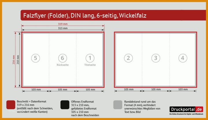 Rühren Flyer Wickelfalz Indesign Vorlage 1024x593