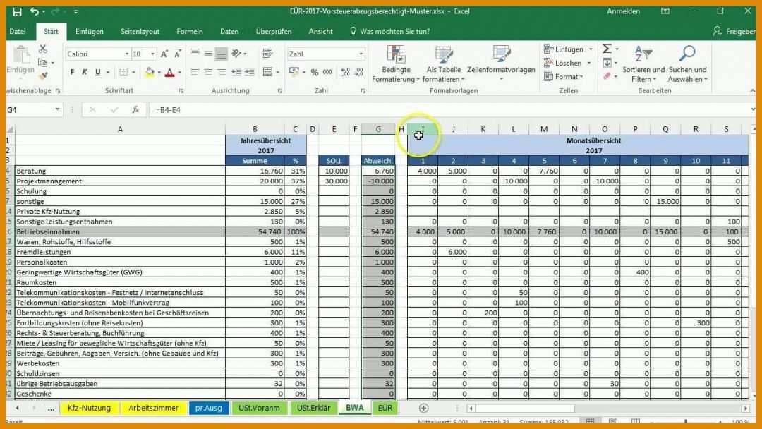 Hervorragend Kalkulation Excel Vorlage Kostenlos 1280x720