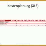 Einzahl Kostenplan Projektmanagement Vorlage 800x600