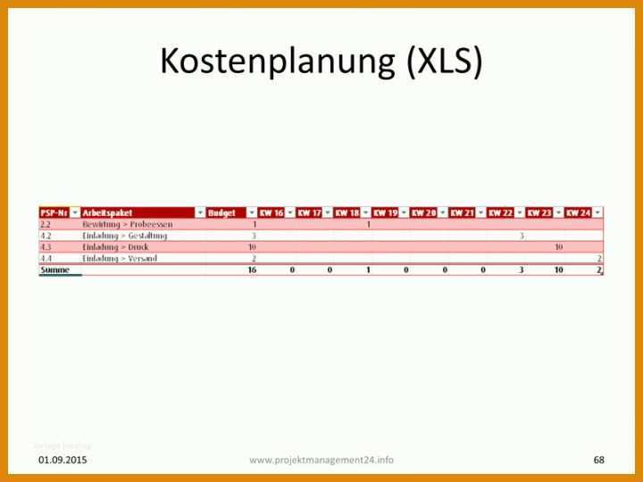 Wunderschönen Kostenplan Projektmanagement Vorlage 800x600