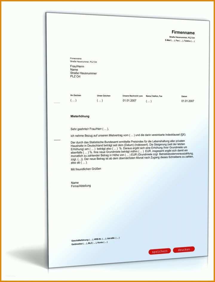 Hervorragen Mieterhöhung Eigentümerwechsel Vorlage 1600x2100