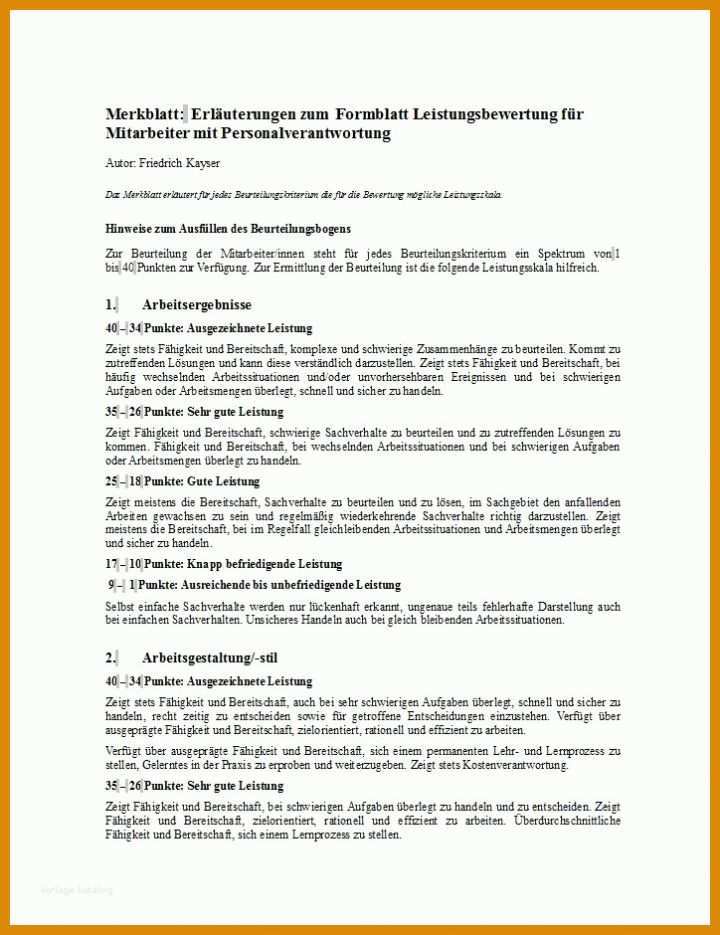 Angepasst Mitarbeiterbeurteilung Vorlage 724x940