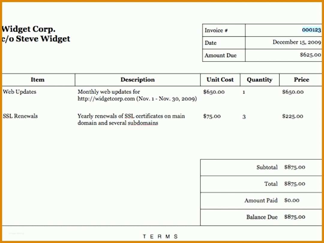 Rühren Proforma Invoice Vorlage 1520x1140