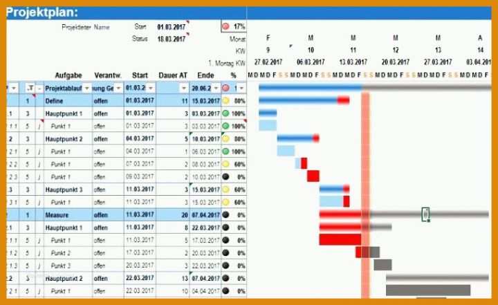 Exklusiv Projektplan Vorlage Word 760x466