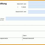 Einzahl Quittung Vorlage 928x755