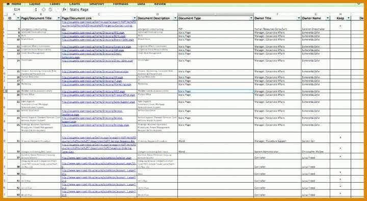 Moderne Auditplan Vorlage Excel 1151x632