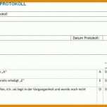 Neue Version Besprechungsprotokoll Vorlage Excel 800x449