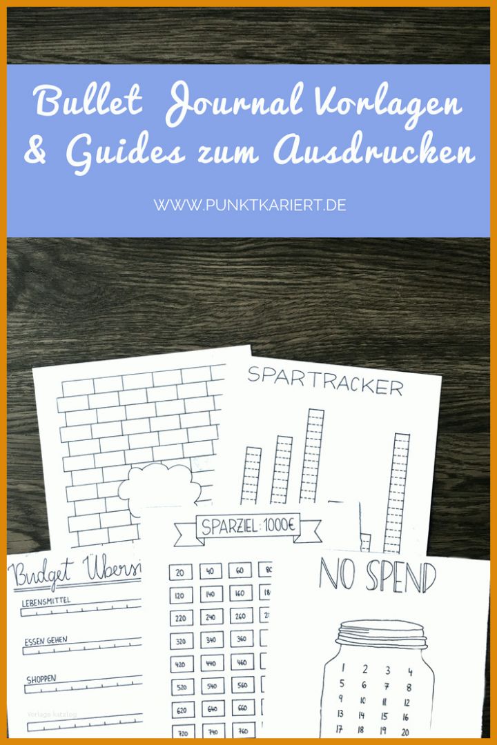 Auffällig Bullet Journal Vorlagen Pdf 735x1102