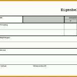Großartig Eigenbeleg Vorlage 1024x721