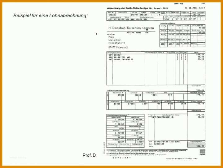 Hervorragen Gehaltsabrechnung Vorlage Excel 2018 974x734