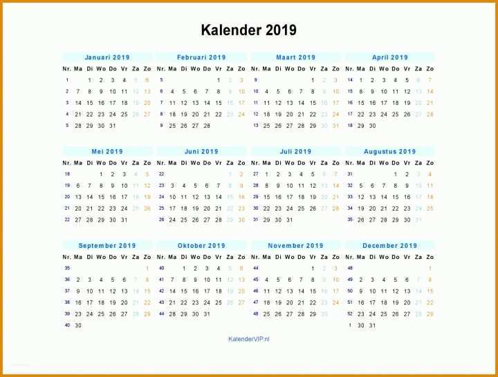 Moderne Kalender Vorlage Indesign 2019 1863x1413