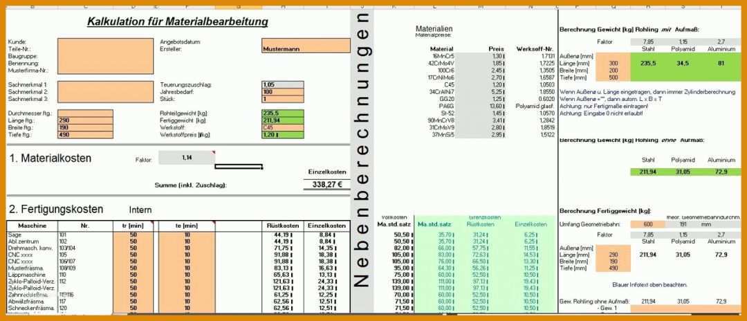 Bemerkenswert Kalkulation Verkaufspreis Excel Vorlage 1280x550