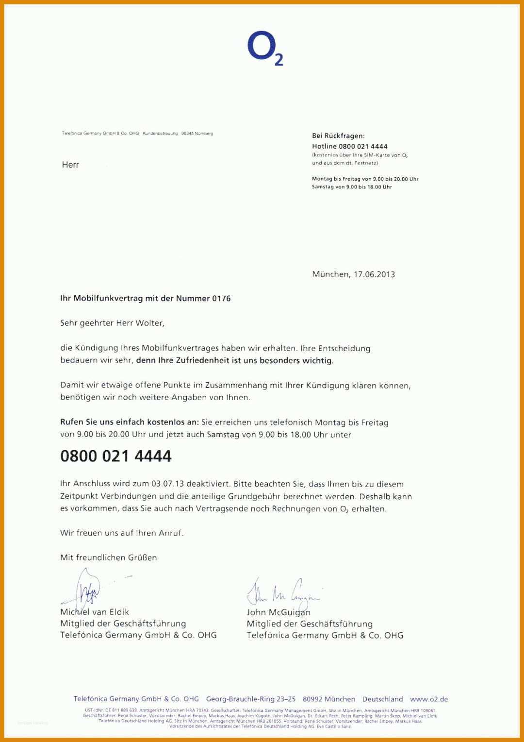 Am Beliebtesten Kündigung Handyvertrag Mit Rufnummernmitnahme Vorlage 1240x1754