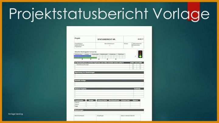 Projektstatusbericht Vorlage Projekt Statusbericht Vorlage