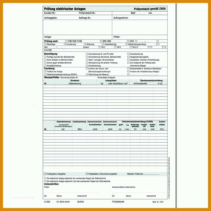 Am Beliebtesten Prüfprotokoll Vde 0113 Vorlage 709x709