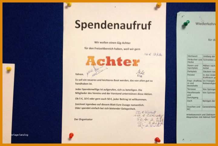 Erstaunlich Spendenaufruf Vorlage 880x590