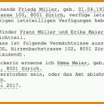 Auffällig Testament Schweiz Vorlage Alleinstehend 1088x501