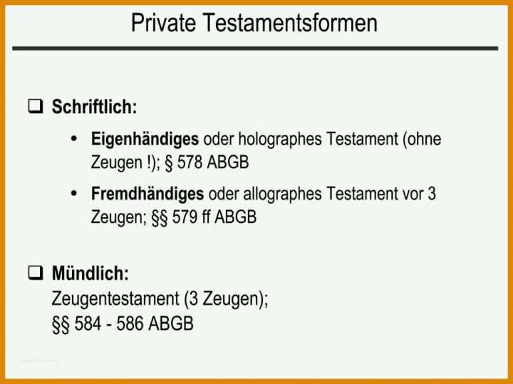 Ausnahmsweise Testament Vorlage Alleinerbe 977x732