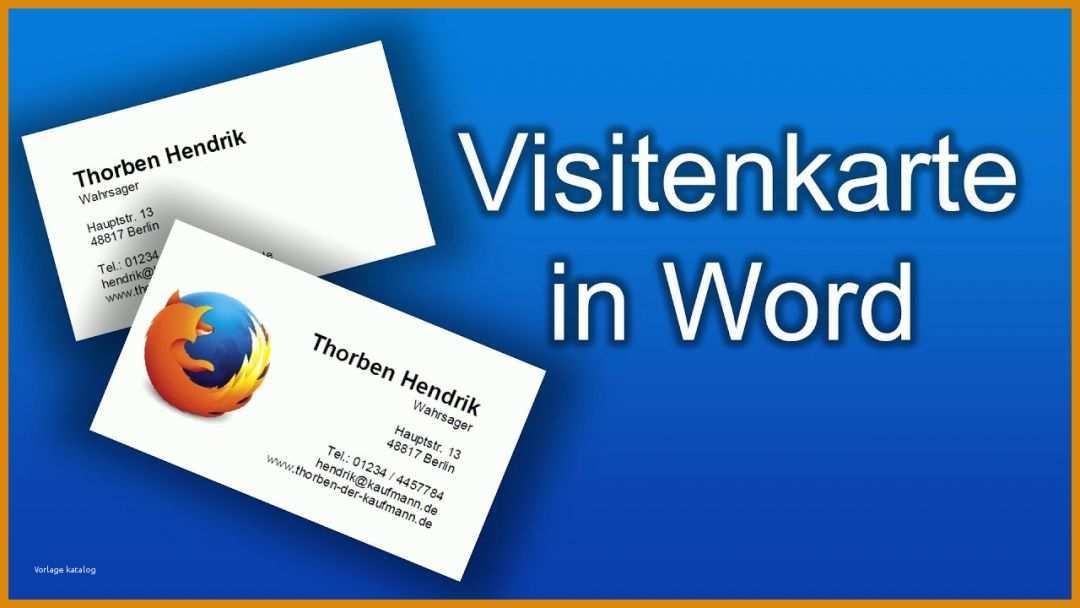 Ideal Visitenkarten Vorlagen Kostenlos 1280x720