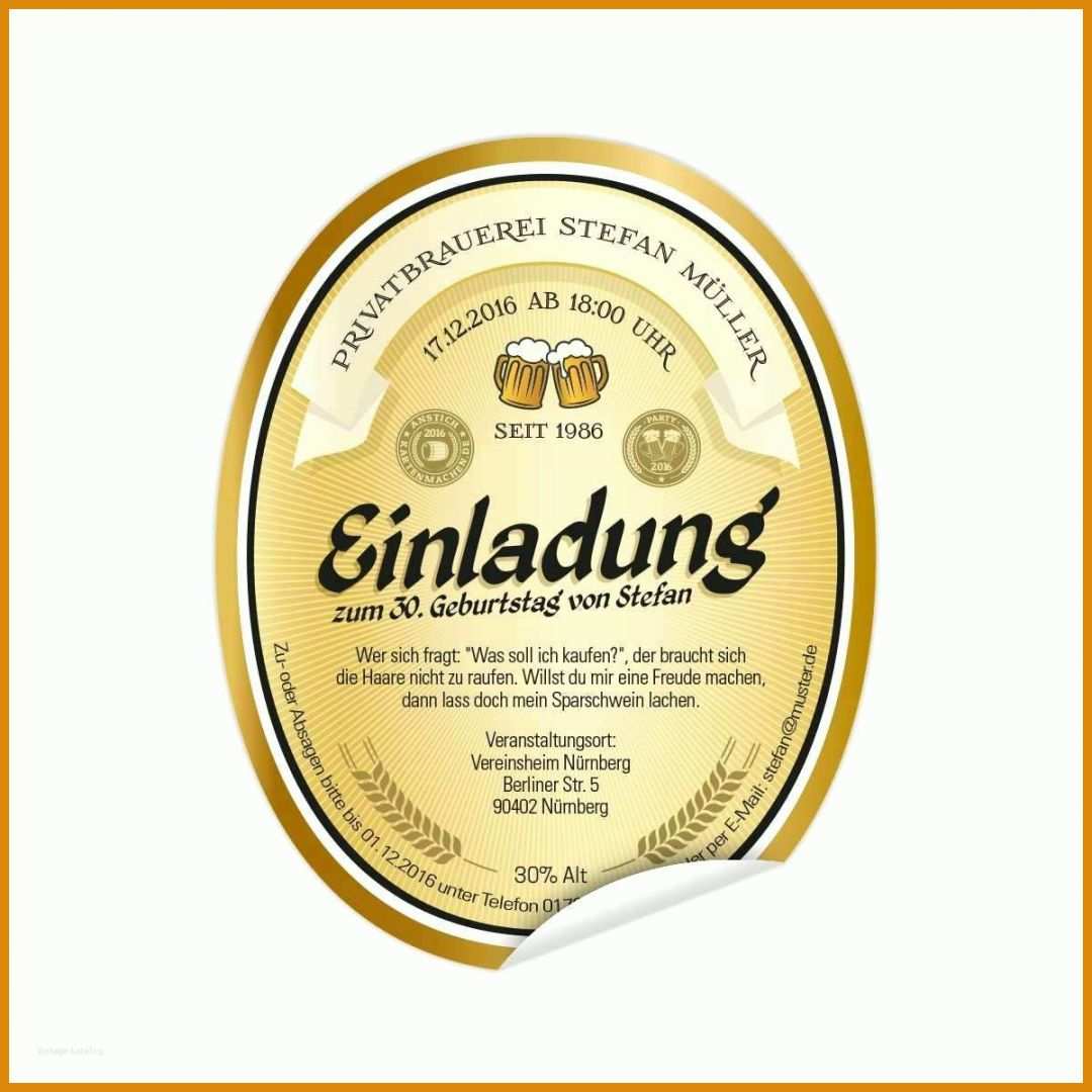 Auffällig Bier Etikett Vorlage 1200x1200