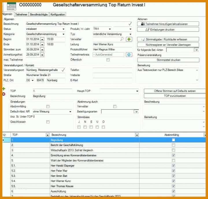 Allerbeste Gesellschafterversammlung Protokoll Vorlage 889x853