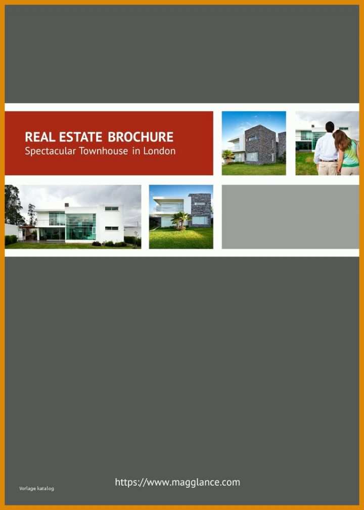 Immobilien Expose Vorlage Online Real Estate Brochure Maker Software