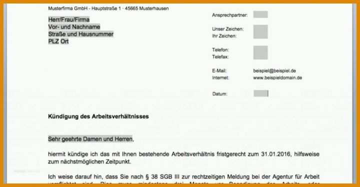 Außergewöhnlich Kündigung Haftpflichtversicherung Vorlage 1024x532