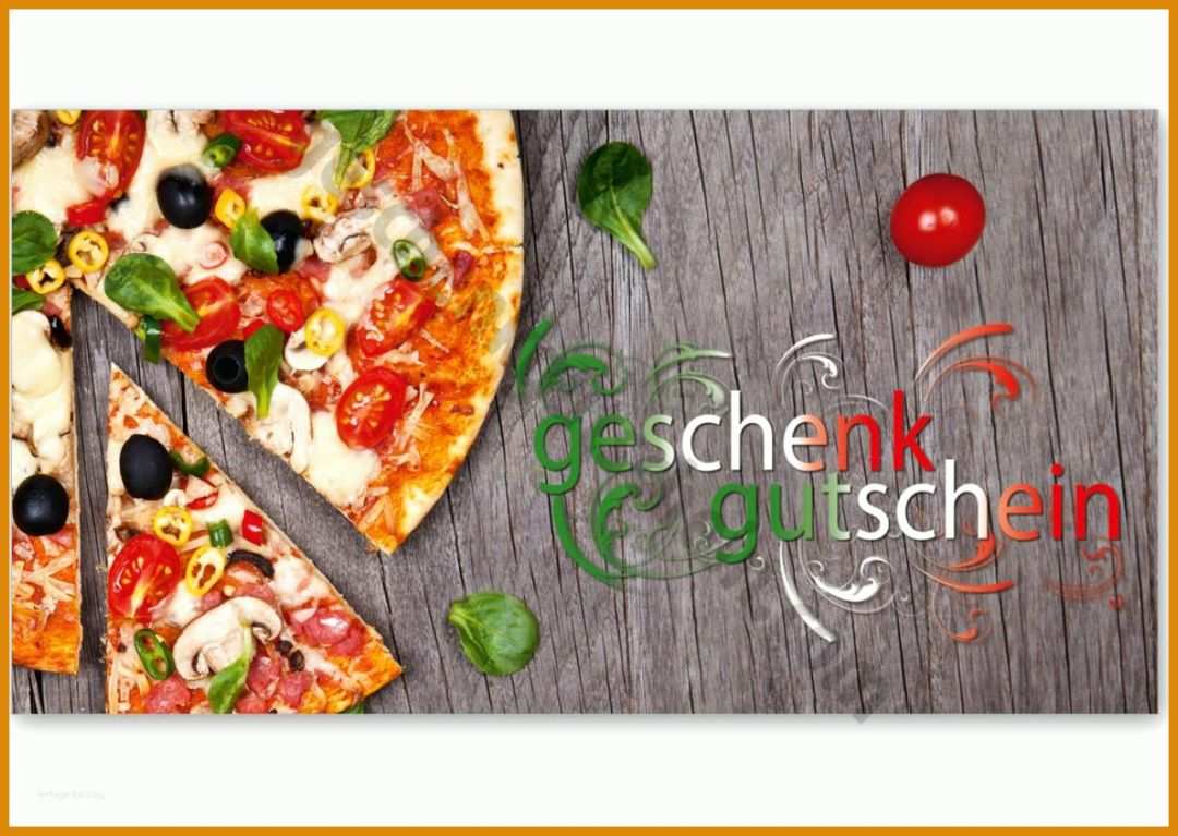 Toll Pizza Gutschein Vorlage 1280x909