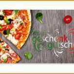 Toll Pizza Gutschein Vorlage 1280x909