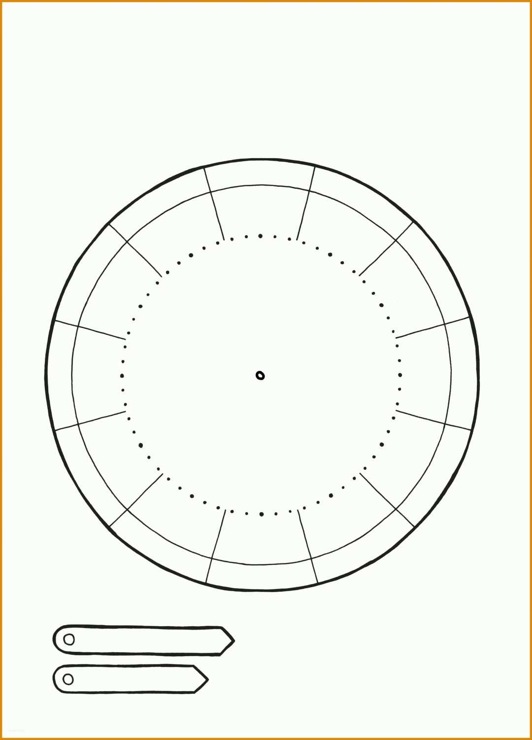 Fabelhaft Uhr Selber Basteln Vorlage 2480x3446