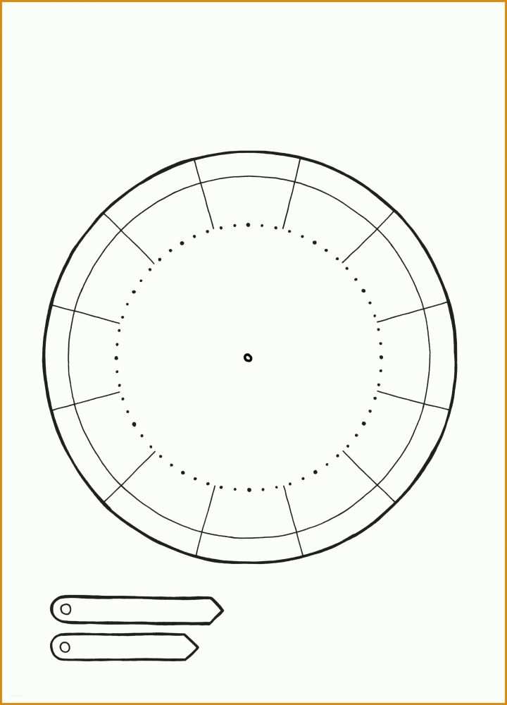 Ausgezeichnet Uhr Selber Basteln Vorlage 2480x3446