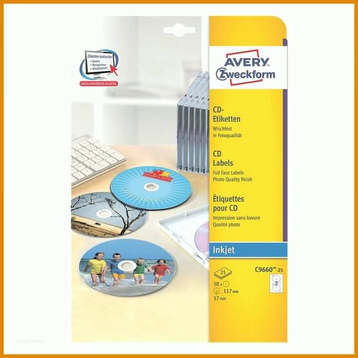 Überraschend Avery Zweckform Cd Einleger Vorlage 960x960